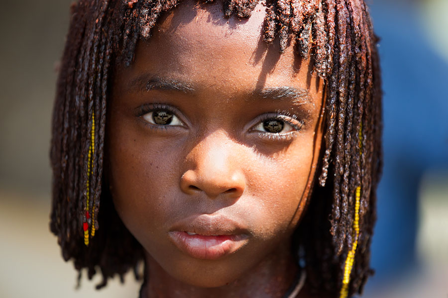  Young Girl from the Mucubal (Mucubai, Mucabale, Mugubale) tribe   Angola